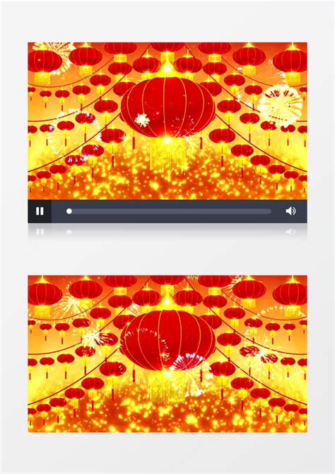 喜庆红灯笼背景视频模板下载背景视频图客巴巴