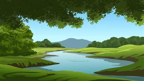 River Background Vector Art, Icons, and Graphics for Free Download