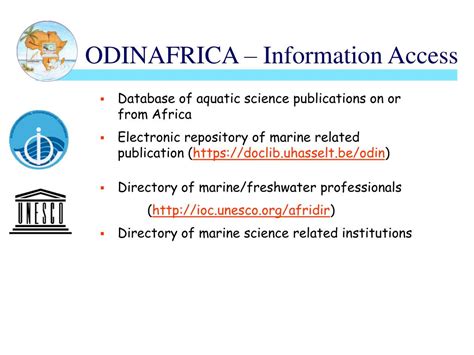 PPT Ocean Data And Information Network For Africa PowerPoint