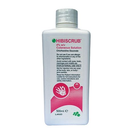 Hibiscrub Cutaneous Solution 500ml