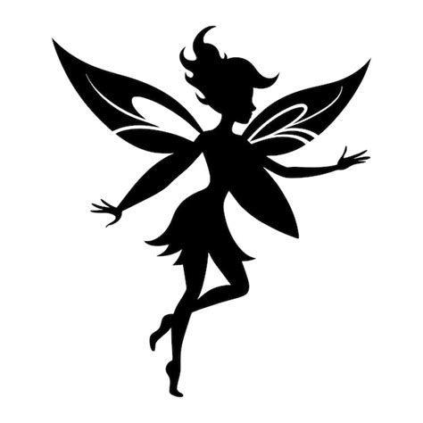 Flying Fairy Silhouette Vectors And Illustrations For Free Download