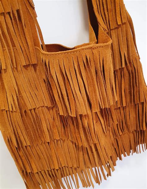 Sac En Daim A Franges Zateen Boheme