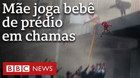 Mãe joga bebê de prédio em chamas na África do Sul BBC News Brasil