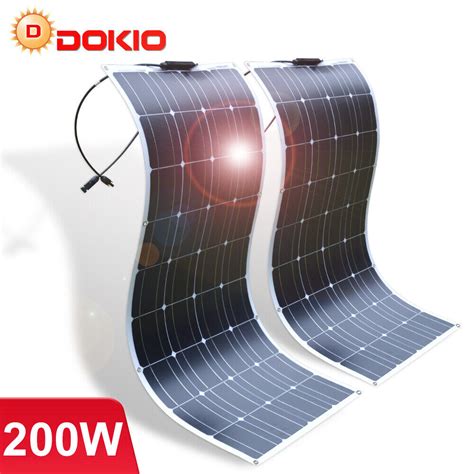 Dokio W W W W Monokristallin Flexible Solarpanel Fur