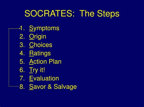 PPT - The SOCRATES Strategy for Conflict Resolution PowerPoint
