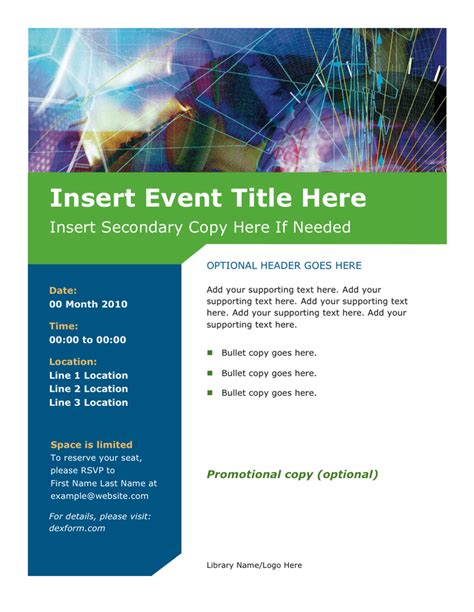 Event Flyer Template - download free documents for PDF, Word and Excel