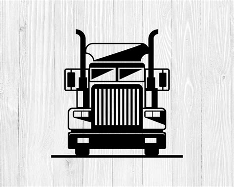 Semi Truck Svg Vector Graphics Easy To Use Perfect For Your Project