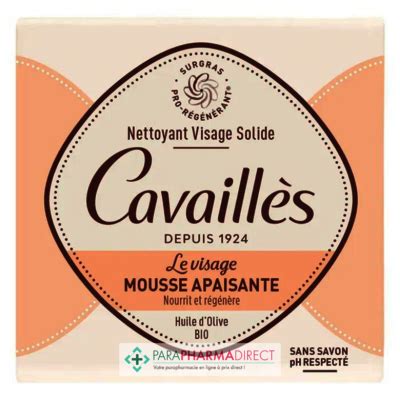 Cavaill S Le Visage Mousse Apaisante Solide Peaux Sensibles Huile D