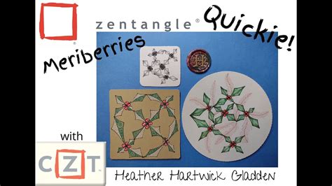 Meriberries Zentangle Quickie YouTube