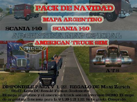 Argentina Map V Demo Beta Ets Mods Euro Truck Simulator