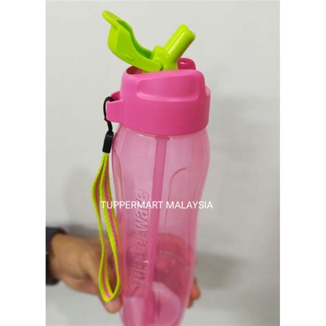 Tupperware Slim Eco Bottle With Straw Ml Shopee Malaysia