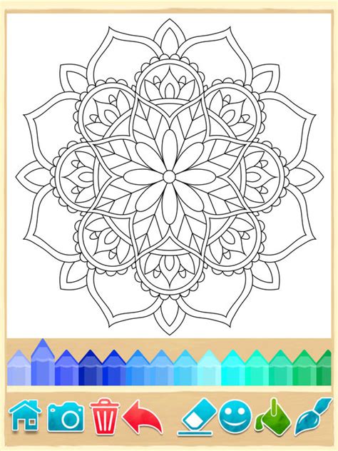 Mandala Coloring Pages Game - AppRecs