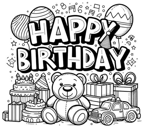 Happy Birthday Papa Coloring Pages Coloring Nation