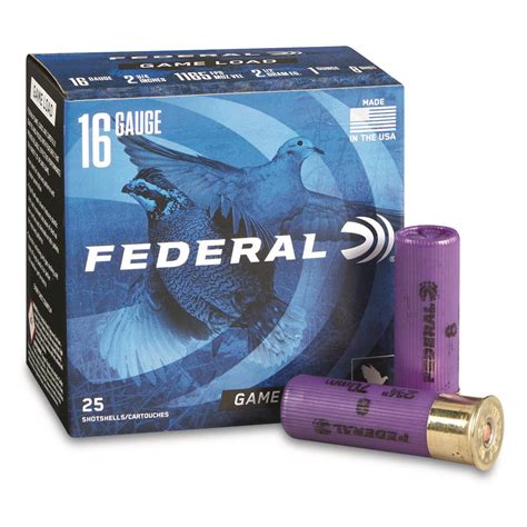 Federal Game Load Gauge Oz Shotshells Rounds