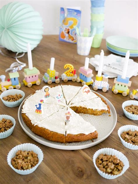 Gesunder Geburtstagskuchen F R Kinder M Hrenkuchen Ohne Zucker