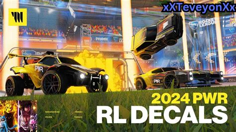 The Pwr Rocket League Decal Is In The Shop Right Now Youtube