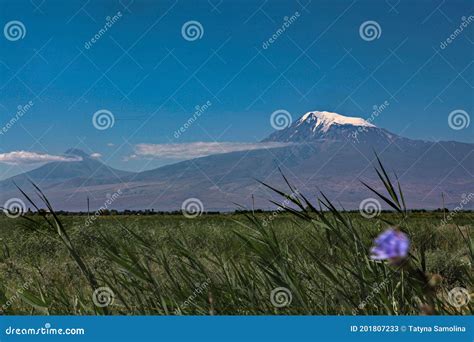 Mount Ararat Big Ararat And Small Ararat In Armenian Mount Masis In