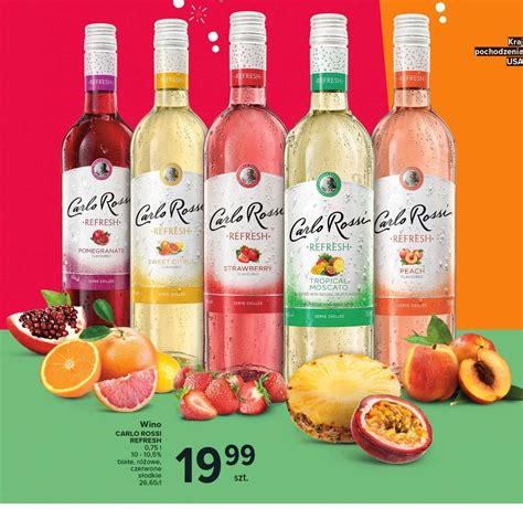 Wino Carlo Rossi Refresh Sweet Citrus Cena Promocje Opinie