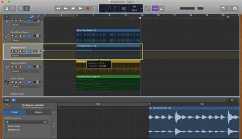 So stellen Sie Lautstärke von Songs in GarageBand auf Mac und iOS ein