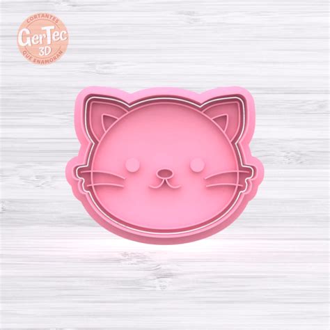 Gato Carita D Cortante Stamp Comprar En Gertec D