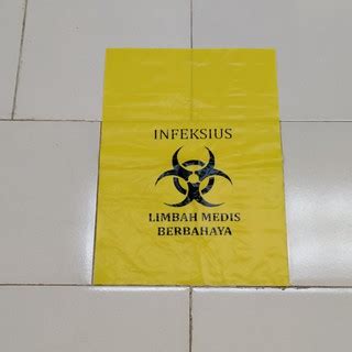 Kantong Plastik Sampah Medis Biohazard X Cm Kantong Sampah