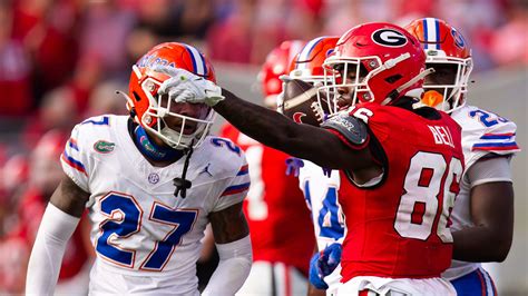 Final Georgia Bulldogs Down Florida Gators 34 20 Behind Second Half