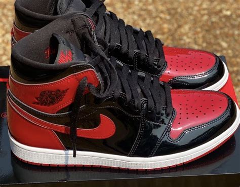 Air Jordan 1 High Og Patent Bred Releases December 30th Air Jordans