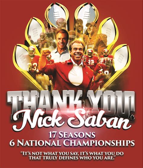 Thank You Nick Saban T-Shirt