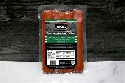 Premium Grass-Fed Frankfurters - Red Top Farms