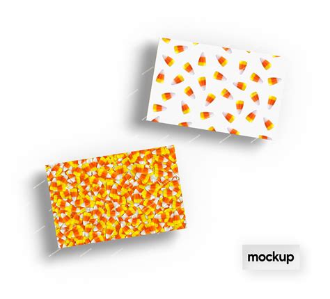 Candy Corn Seamless Background Pattern Overlay PNG Halloween - Etsy