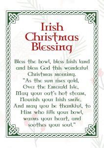 Irish Christmas Blessings, Proverbs and Sayings