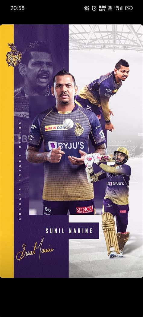 Sunil Narine Kkr Kolkata Knight Riders Hd Phone Wallpaper Peakpx