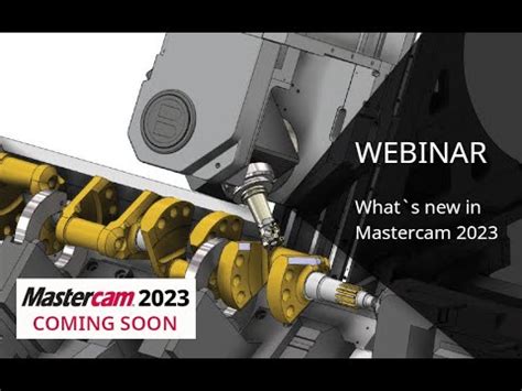 What S New In Mastercam 2023 Webinar CAD CAM Software YouTube