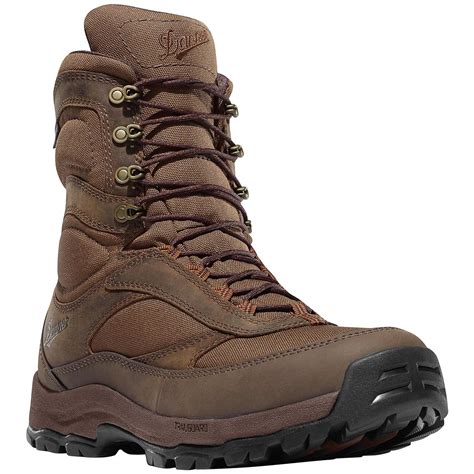 Mens Danner® 8 High Ground Waterproof 400 Gram Thinsulate™ Insulated Hunting Boots Brown