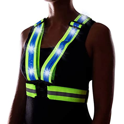 Reflective Safety Vest Running Running Reflective Vest Lights High Visibility Led Aliexpress