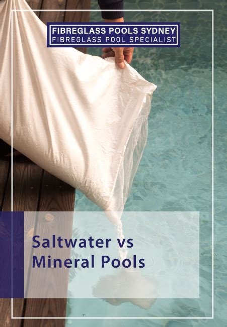 Saltwater Vs Mineral Pools Fibreglass Pools Sydney