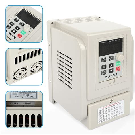 AC 220V 1 5KW 2HP Variable Frequency Drive Single Phase To 3 Phase VFD