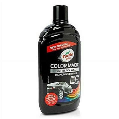 Turtle Wax Quick Automobile Car Polish Color Magic Jet Black 500ml