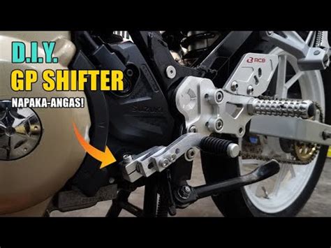 MAANGAS NA DIY GP SHIFTER PARA SA RCB S4 RAIDER 150 FI KAMBYO MOTO