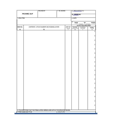 Packing Slip Templates | 9+ Word, Excel & PDF Formats, Samples ...