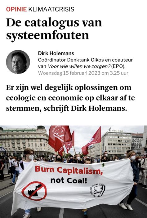 Dirk Holemans On Twitter Ik Schreef Opnieuw Een Pleidooi Voor