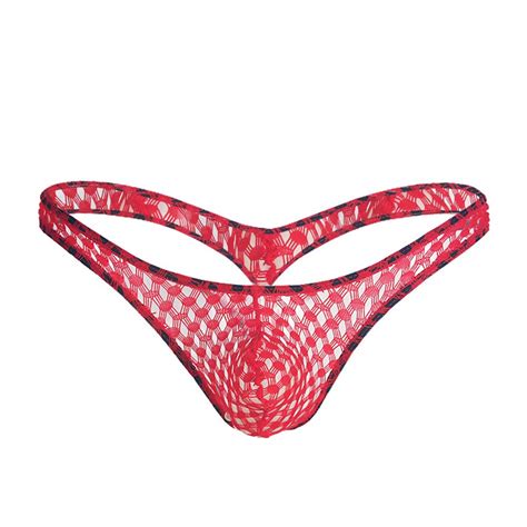 Buy BaronHong Men S Sexy Brazilian Underwear See Through Bikini Under