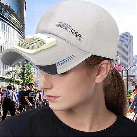 Cap Fan Hat Usb Charging Fan Hat Breathable Sun Hat With 2 Wind Speed