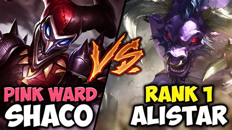 PINK WARD SHACO VS ALICOPTER IN HIGH ELO BATTLE OF THE ONE TRICKS