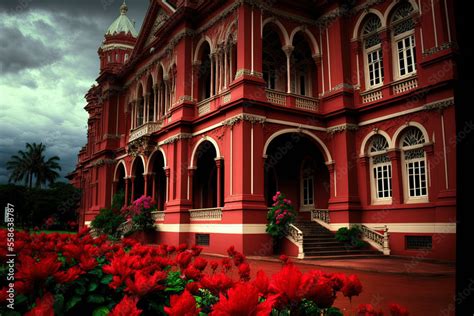 The Red House (Parliament Building) in Port of Spain, Trinidad and Tobago, is located on ...