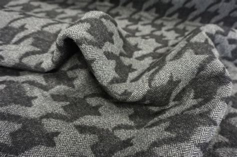 Houndstooth Herringbone Double Cloth Heavy Coating Fabric Muse