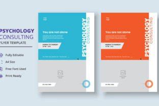 Psychology Counseling Flyer Template Graphic By Gentle Graphix