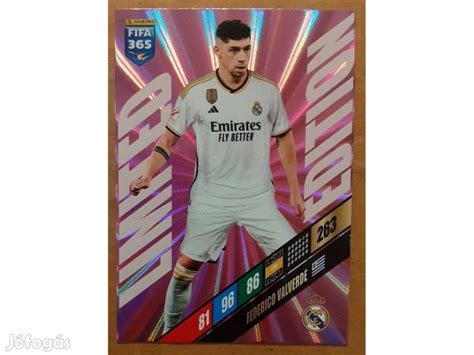 Federico Valverde Real Madrid Limited focis kártya Panini FIFA 2024