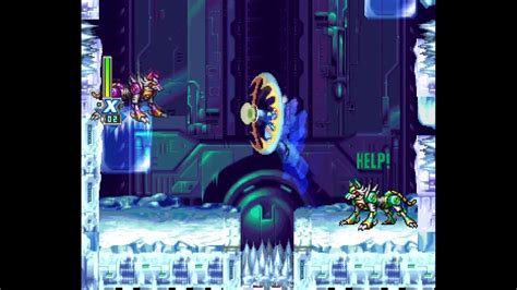 Mega Man X6 Blizzard Wolfang No Damageminimalist Youtube