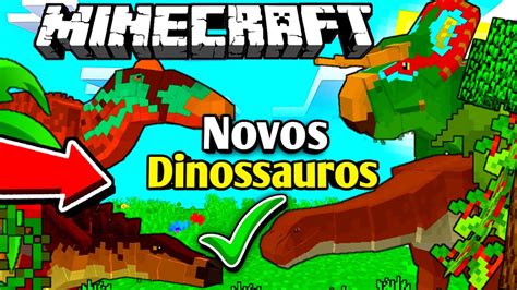 Novos Dinossauros PrÉ HistÓricos No Minecraft Pe 120 Youtube